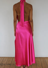 Load image into Gallery viewer, Hot Pink Halter Maxi
